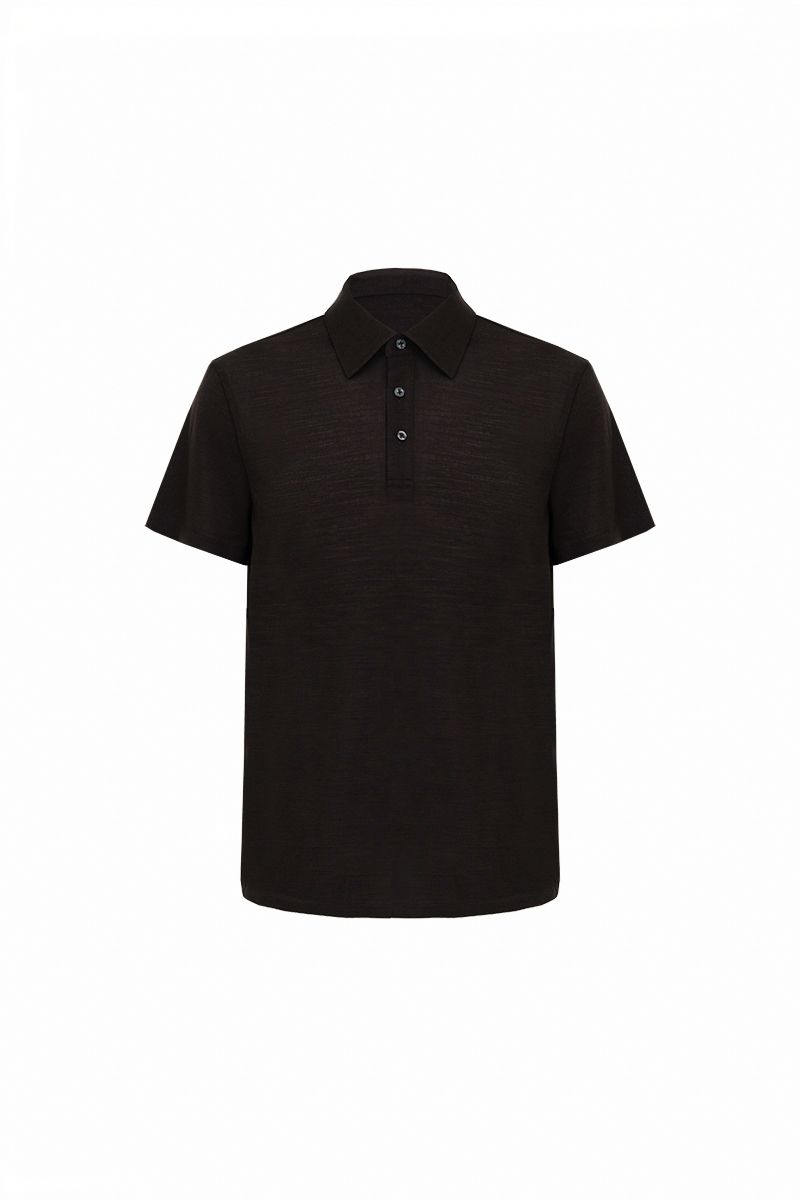 THEODORE The Monterosso Brown Blend Polo, view 2 of 2