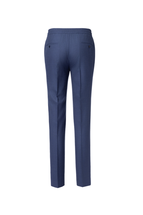 THEODORE Blue Bamboo Trousers, view 2 of 2