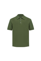 THEODORE The Sotogrande Olive Cotton-Blend Polo, view 2 of 7