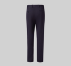 THEODORE Navy Cotton Trousers, view 3 of 5