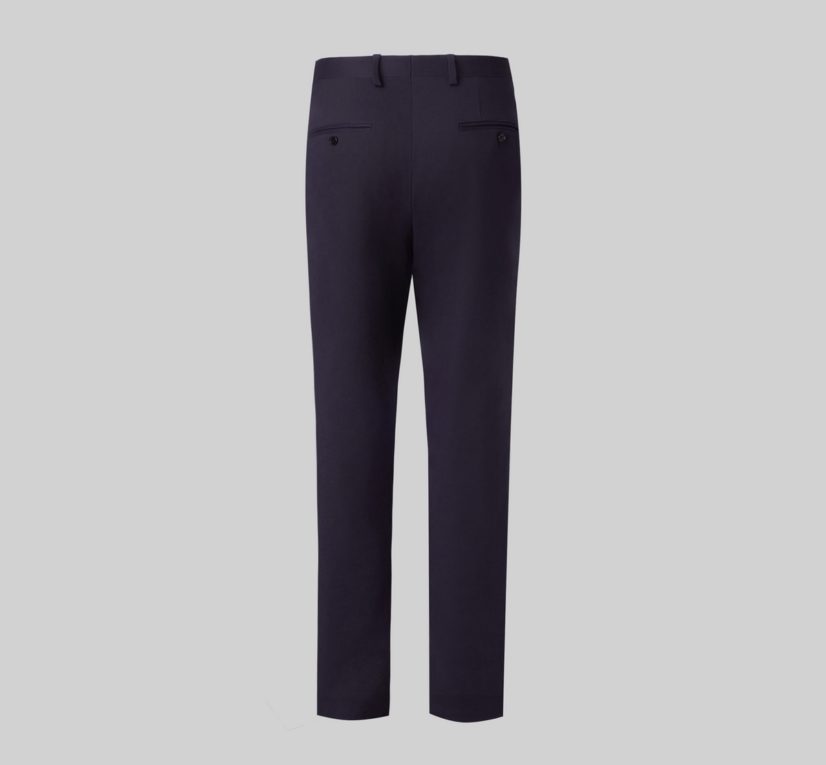 THEODORE Navy Cotton Trousers, view 3 of 5