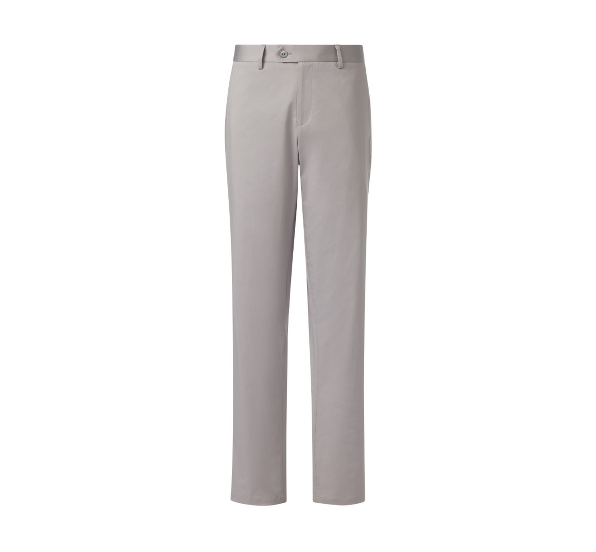 THEODORE Grey Cotton Trousers, view 2 of 3