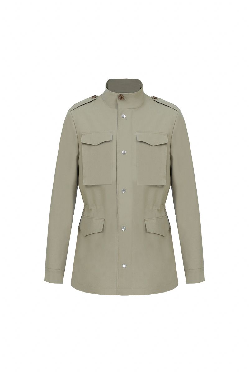 THEODORE Olive Wool Jacket, view 1 of 8