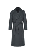THEODORE Charcoal Wool Overcoat, view 1 of 4