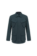 THEODORE Grey Cotton Jacket, view 1 of 3