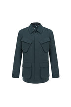 THEODORE Grey Cotton Jacket, view 1 of 3
