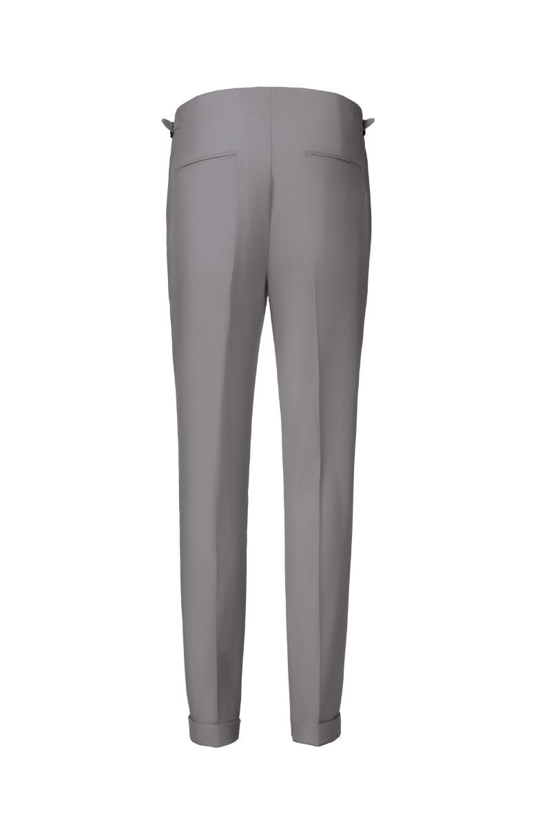 THEODORE Grey Wool Trousers, view 2 of 2