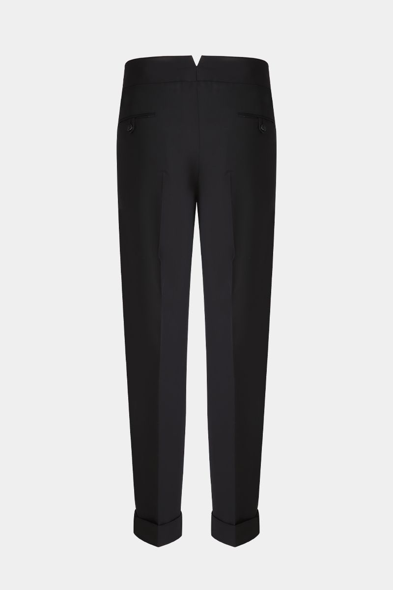 THEODORE Black Wool Trousers, view 2 of 7