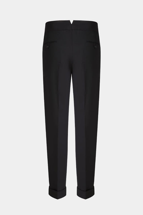 THEODORE Black Wool Trousers, view 2 of 7