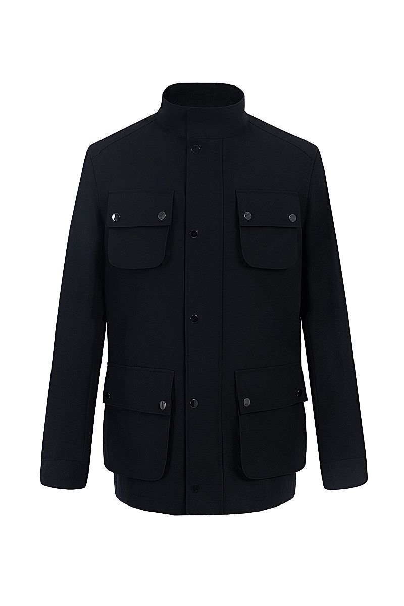 THEODORE Black Wool Jacket, view 1 of 4