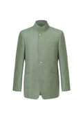 THEODORE Green Check Wool Jacket, view 1 of 5