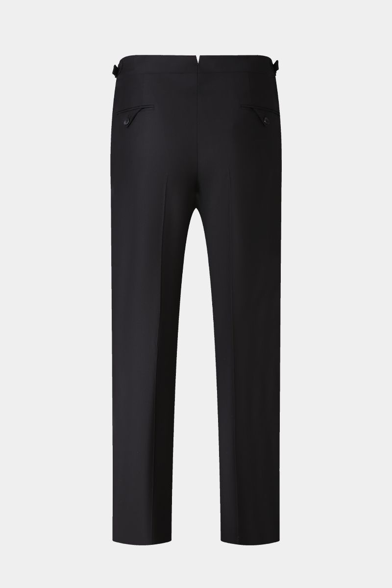 THEODORE Black Wool Trousers, view 2 of 6