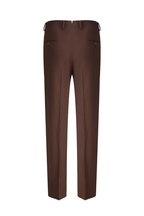 THEODORE Brown Wool Trousers, view 2 of 5