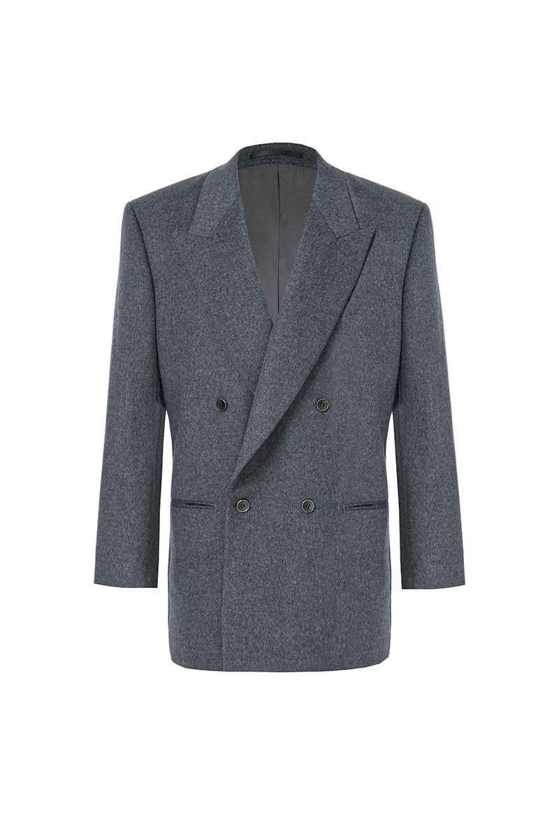 THEODORE Grey Wool Jacket, view 1 of 4