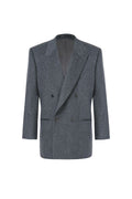 THEODORE Grey Wool Jacket, view 1 of 4