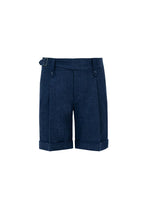 THEODORE Navy Wool Shorts, view 1 of 2