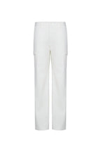 THEODORE White Cargo Cotton Trousers, view 2 of 10