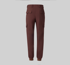 THEODORE Red Check Nylon Trousers, view 3 of 4