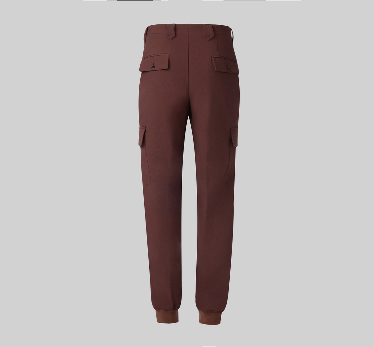 THEODORE Red Check Nylon Trousers, view 3 of 4