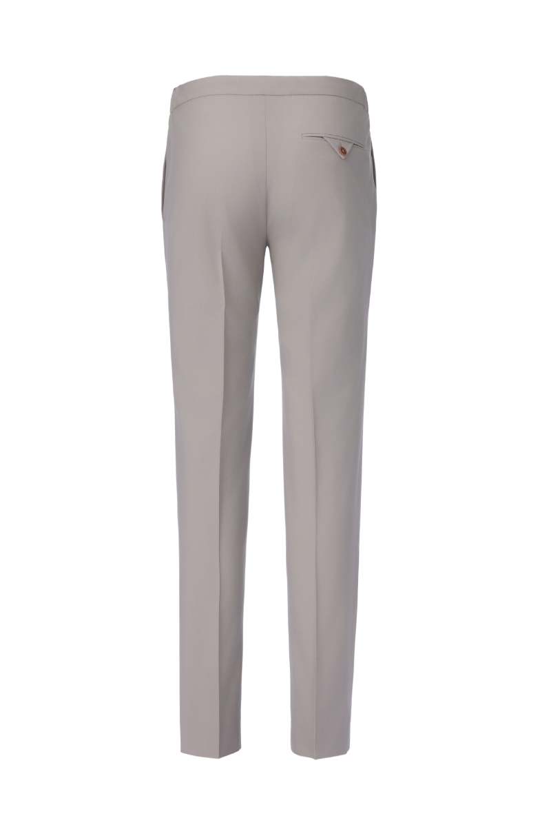 THEODORE Silver Wool Trousers, view 2 of 2