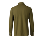 THEODORE The Favignana Olive Cotton-Blend Long-Sleeve Polo, view 2 of 6