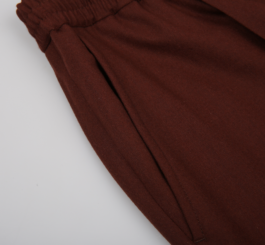 THEODORE Burgundy Wool Trousers, view 3 of 5