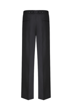 THEODORE Grey Striped Wool Trousers, view 2 of 5
