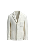 THEODORE Ivory Wool Jacket, view 1 of 8