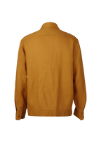 THEODORE Yellow Linen Popover Shirt, view 2 of 7