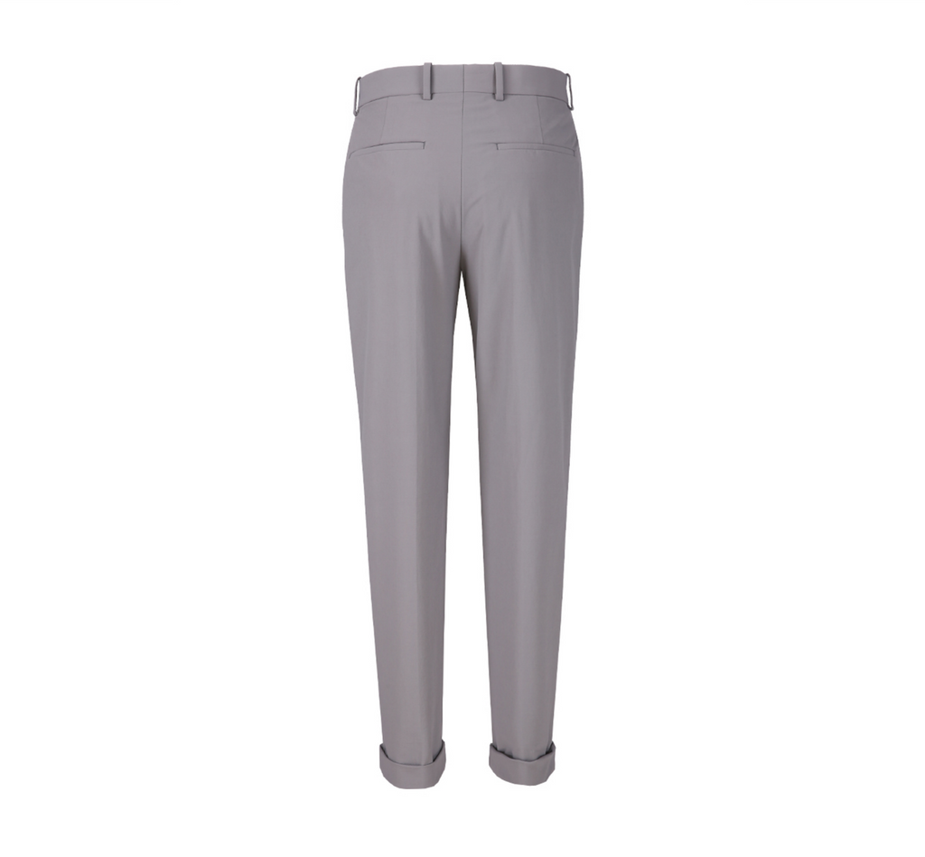 THEODORE Grey Nylon Trousers, view 3 of 6