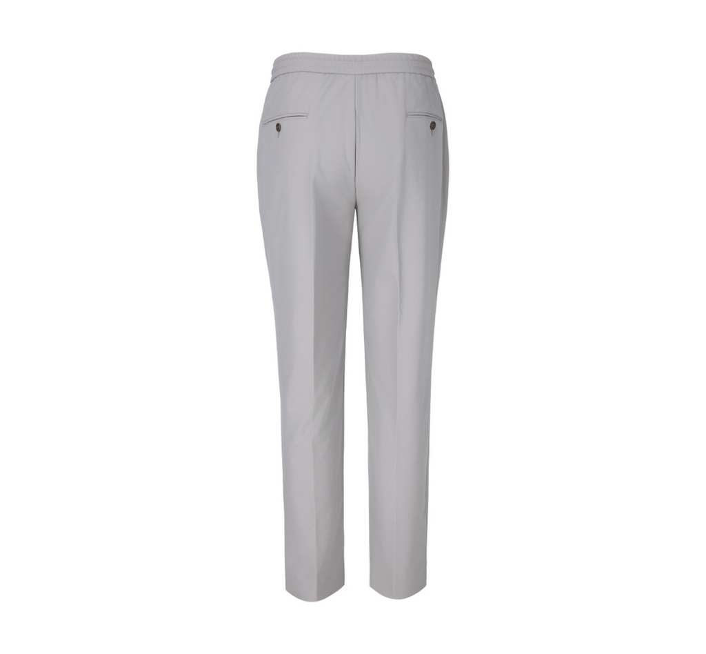 THEODORE Grey Polyester Trousers, view 3 of 6