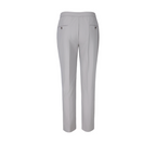THEODORE Grey Polyester Trousers, view 3 of 6