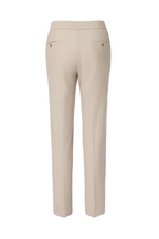 THEODORE Khaki Jacquard Cotton Trousers, view 2 of 2