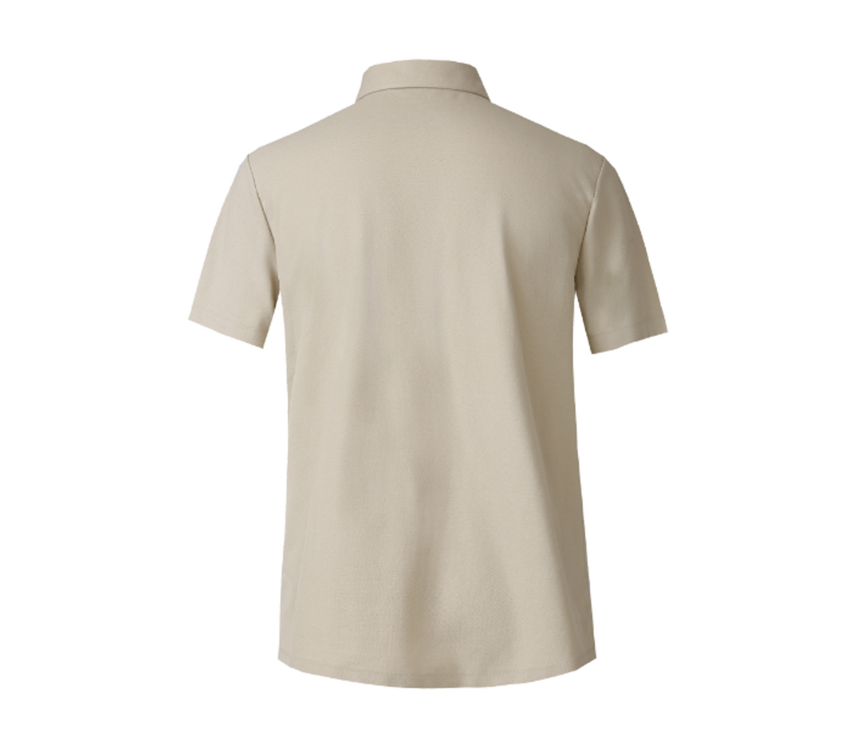 THEODORE The Pantelleria Khaki Piqué Cotton-Blend Polo, view 2 of 4