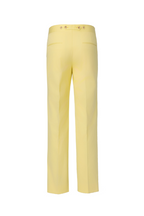THEODORE Yellow Cotton Trousers, view 2 of 2