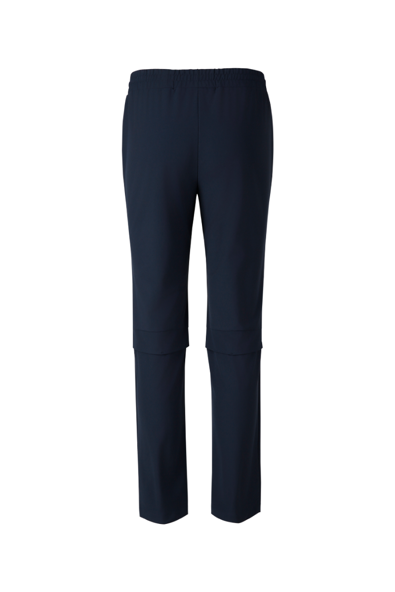 THEODORE Navy Polyester Trousers, view 2 of 7