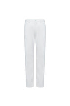 THEODORE White Cotton Trousers, view 1 of 2