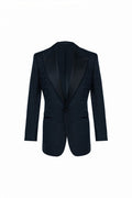 THEODORE Black Jacquard Polyester Jacket, view 1 of 3