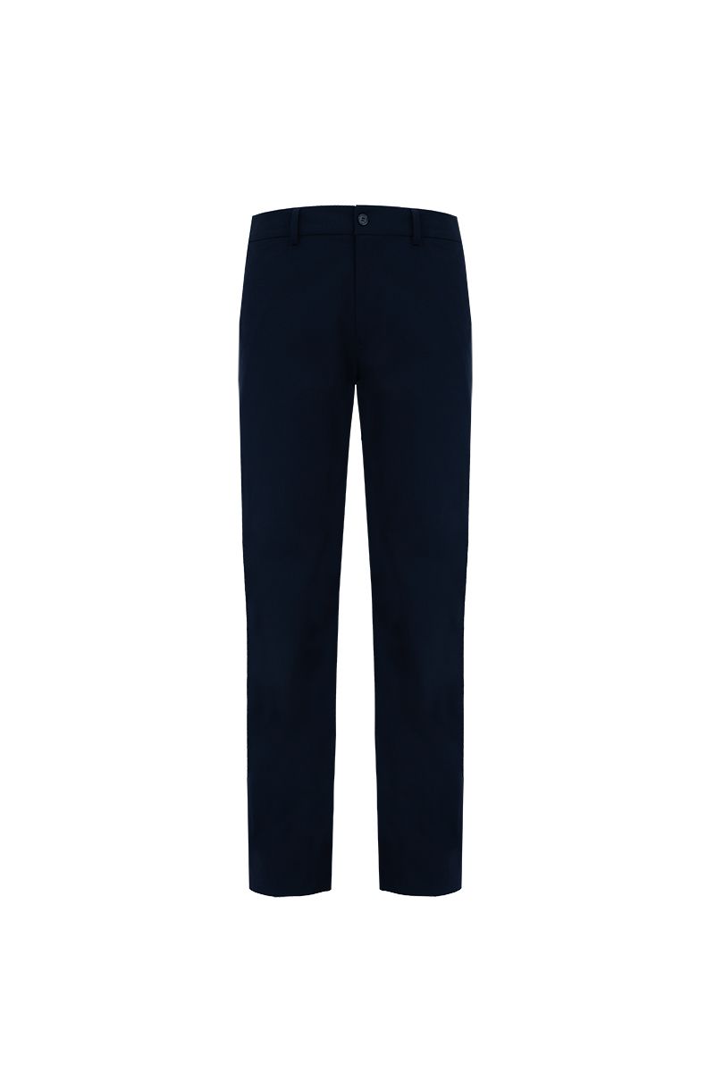 THEODORE Navy Nylon Trousers, view 1 of 2