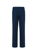 THEODORE Navy Patch-Pocket Cotton Trousers, view 2 of 8