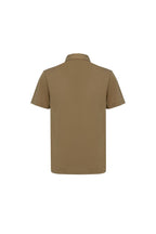 THEODORE The Calvi Khaki Piqué Blend Three-Button Polo, view 2 of 5