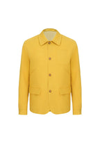 THEODORE Yellow Cotton Jacket, view 1 of 2