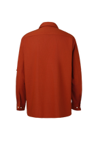 THEODORE Orange Cotton Shirt, view 2 of 6