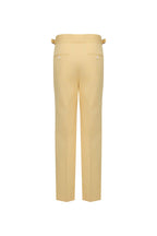 THEODORE Yellow Cotton Trousers, view 2 of 2