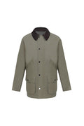 THEODORE Khaki Cotton Casual Jacket, view 1 of 5