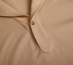 THEODORE The Arcachon Khaki One-Button Polo, view 3 of 4