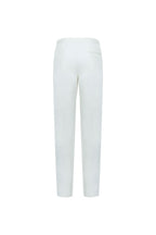 THEODORE Ivory Cotton Trousers, view 2 of 2