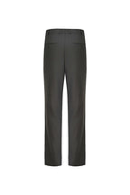 THEODORE Coffee Box-Pleat Wool Trousers, view 3 of 8