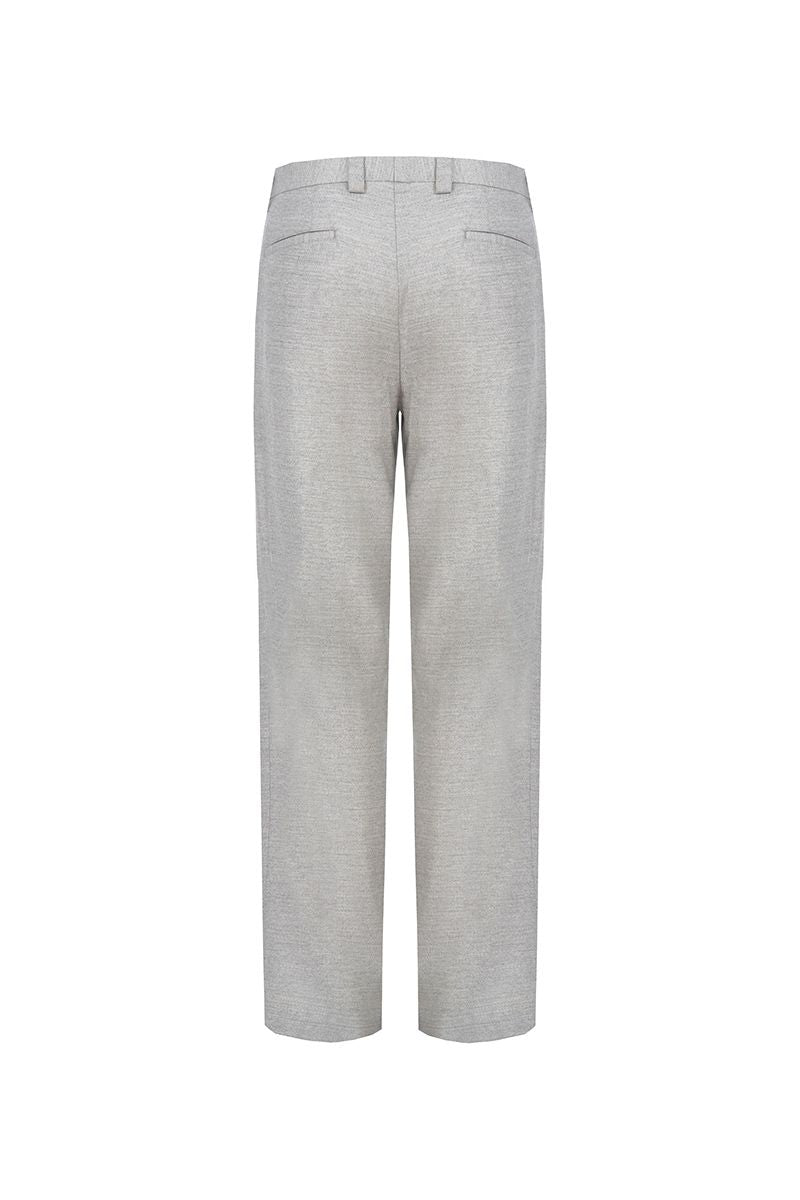 THEODORE Khaki Wool Trousers, view 2 of 2