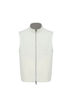 THEODORE White Wool Gilet, view 1 of 5